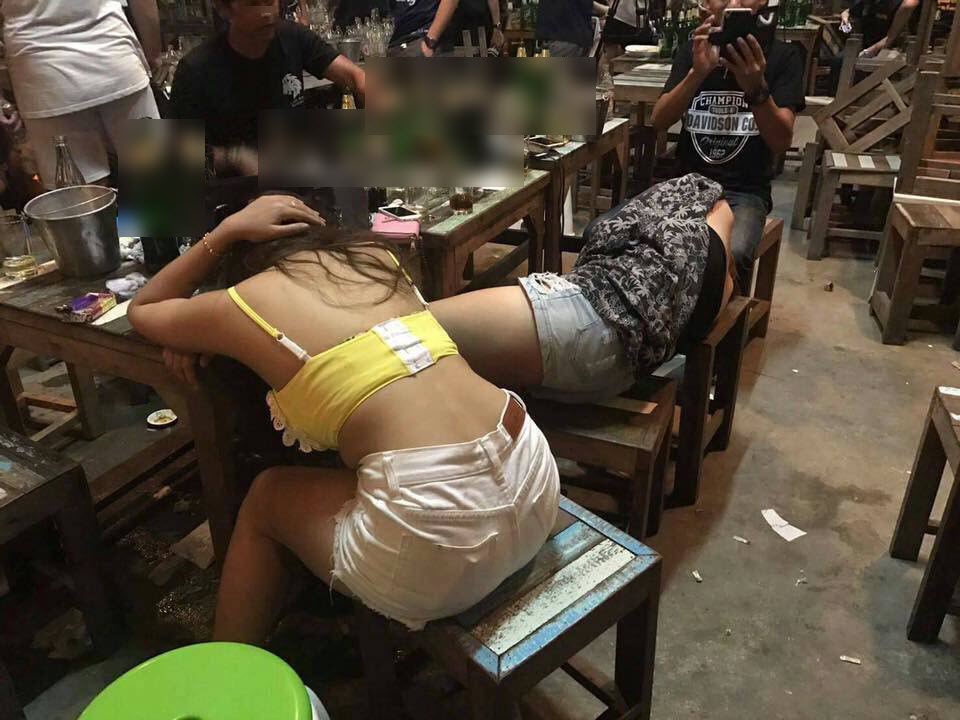 Japan drunk girl